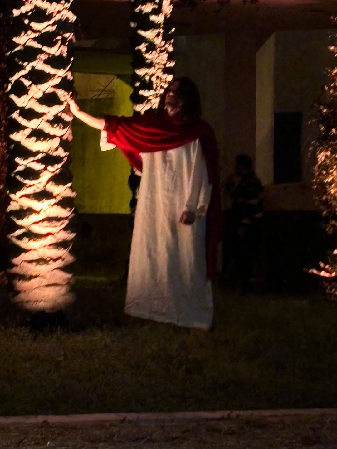 Figurante in costume storico durante la Passione di Cristo a Piazzolla di Nola